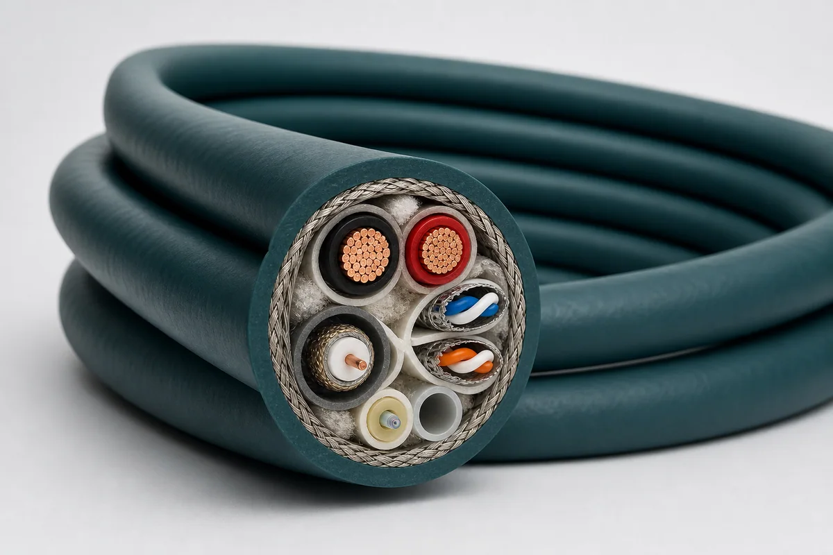 Hybrid Round Cables
